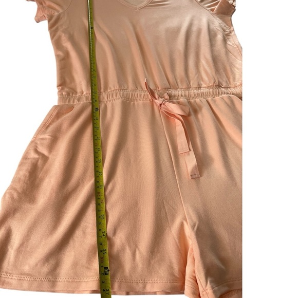 Amazon Essentials Orange V Neck Short Sleeve Romper XL - Picture 8 of 9